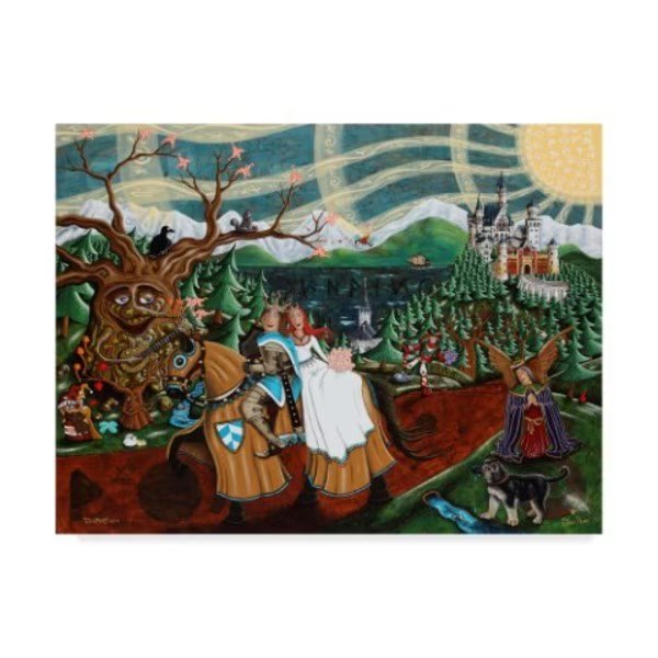 Jake Hose 'Eloping' Canvas Art, 35x47, Trademark Fine Art, Mfr#: ALI29719-C3547GG